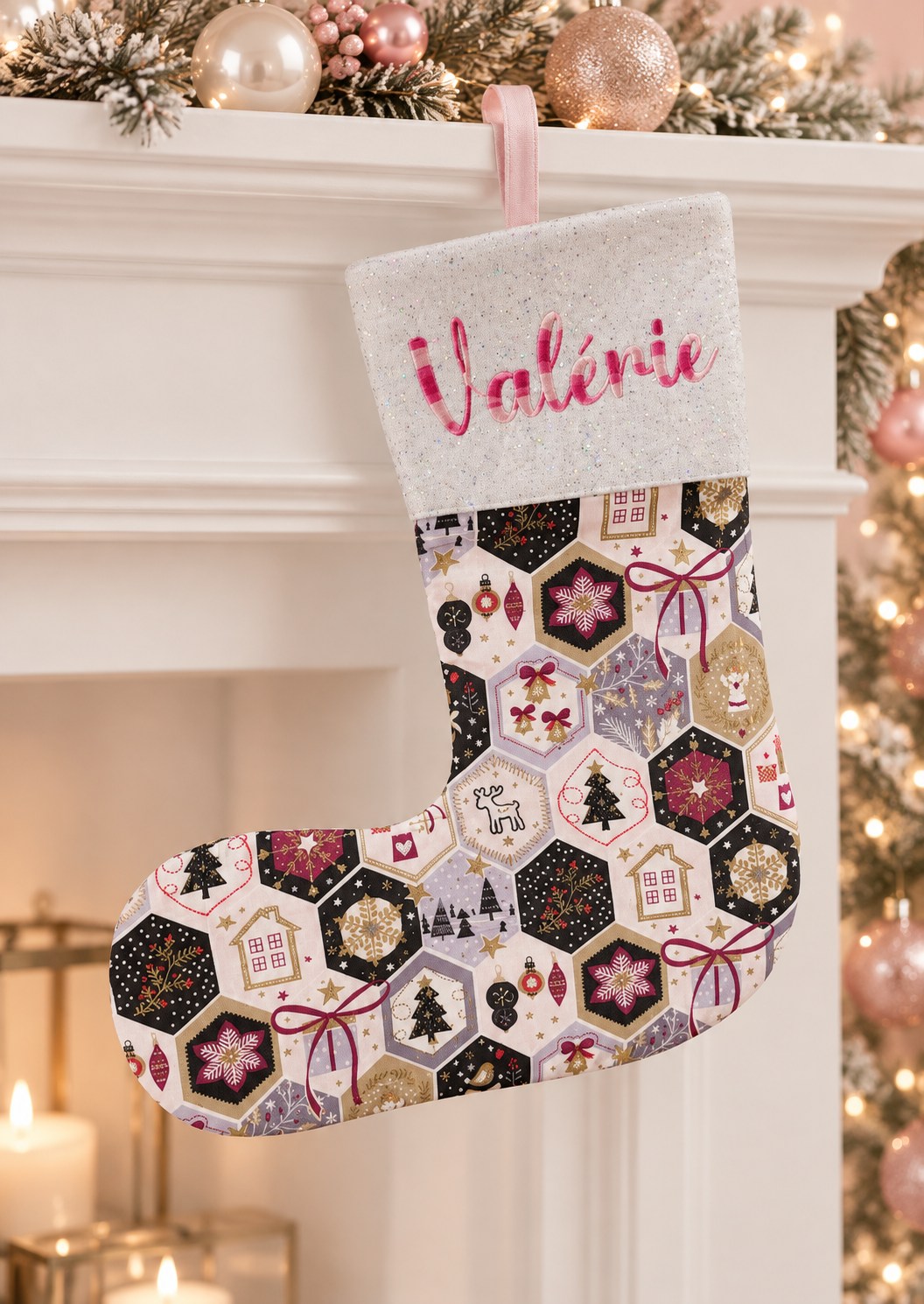 Botte de Noël personnalisée — Valérie